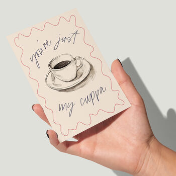 You're Just My Cuppa Card | Love | Coffee Tea, 2 of 4