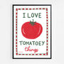 I Love Tomatoey Things Bold Print, thumbnail 6 of 7