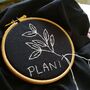 Embroider Your Own Navy T Shirt Kit, thumbnail 3 of 8
