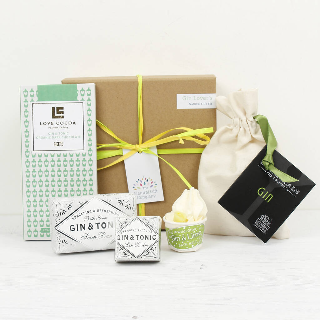 gin lover's natural gift set by green tulip ...