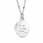 Personalised Handwriting Disc Necklace, thumbnail 4 of 7