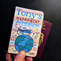 Personalised Travelling The World Passport Holder, thumbnail 1 of 9