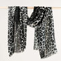 Animal Print Scarf In A Gift Box, thumbnail 3 of 7