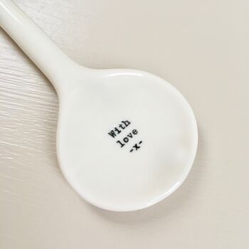 'With Love' Ceramic Spoon ~ Boxed, 2 of 3