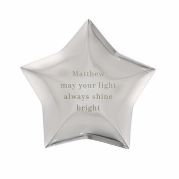 Personalised Engraved Star Trinket Box, 3 of 4