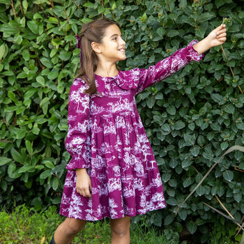 Martina Dress With Hair Clip Accessory, 5 of 5