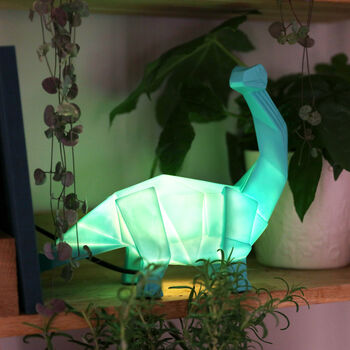 Origami Plug In Dinosaur Night Light, 9 of 12