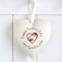 Personalised Initial Heart Decoration Gift, thumbnail 6 of 12