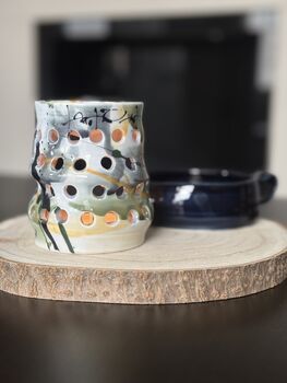 Handmade Ceramic Oil Burner/Tea Light Holder, 3 of 4