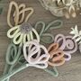 Knitted Wire Pastel Flowers, thumbnail 3 of 7