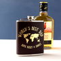 Personalised World's Best Dad Hip Flask, thumbnail 1 of 5