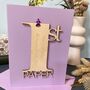 Personalised 1st Paper Meaning Anniversary Card, thumbnail 2 of 10