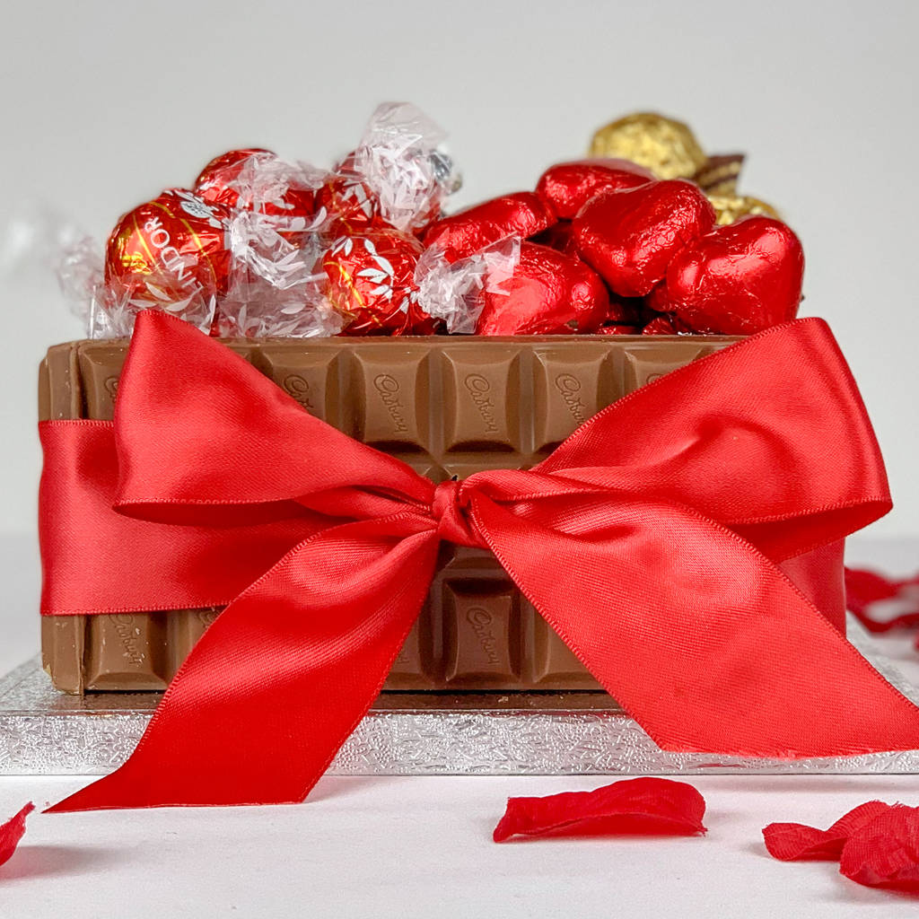 valentine chocolate box by sweet trees