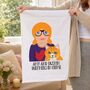 Personalised Tea Towel Gift For Cat Mums, thumbnail 2 of 12