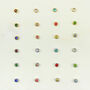 Family Birthstone And Zodiac Sign Slider Bracelet, thumbnail 10 of 12