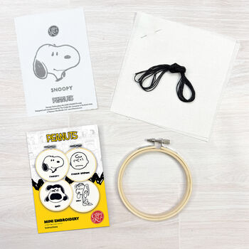 Peanuts Snoopy Mini Embroidery Kit, 4 of 5