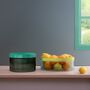 Bowl For Snacks Or Storage In Coloured Ribbed Glass, thumbnail 3 of 4