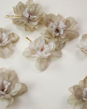 Franny Flower Hair Pins Nude, 4 of 6