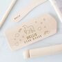 Personalised Unicorn Kids Wooden Baking Set, thumbnail 3 of 8