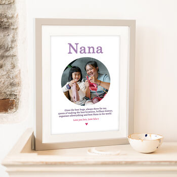 Personalised Mother's Day Framed Photo Print, 2 of 4