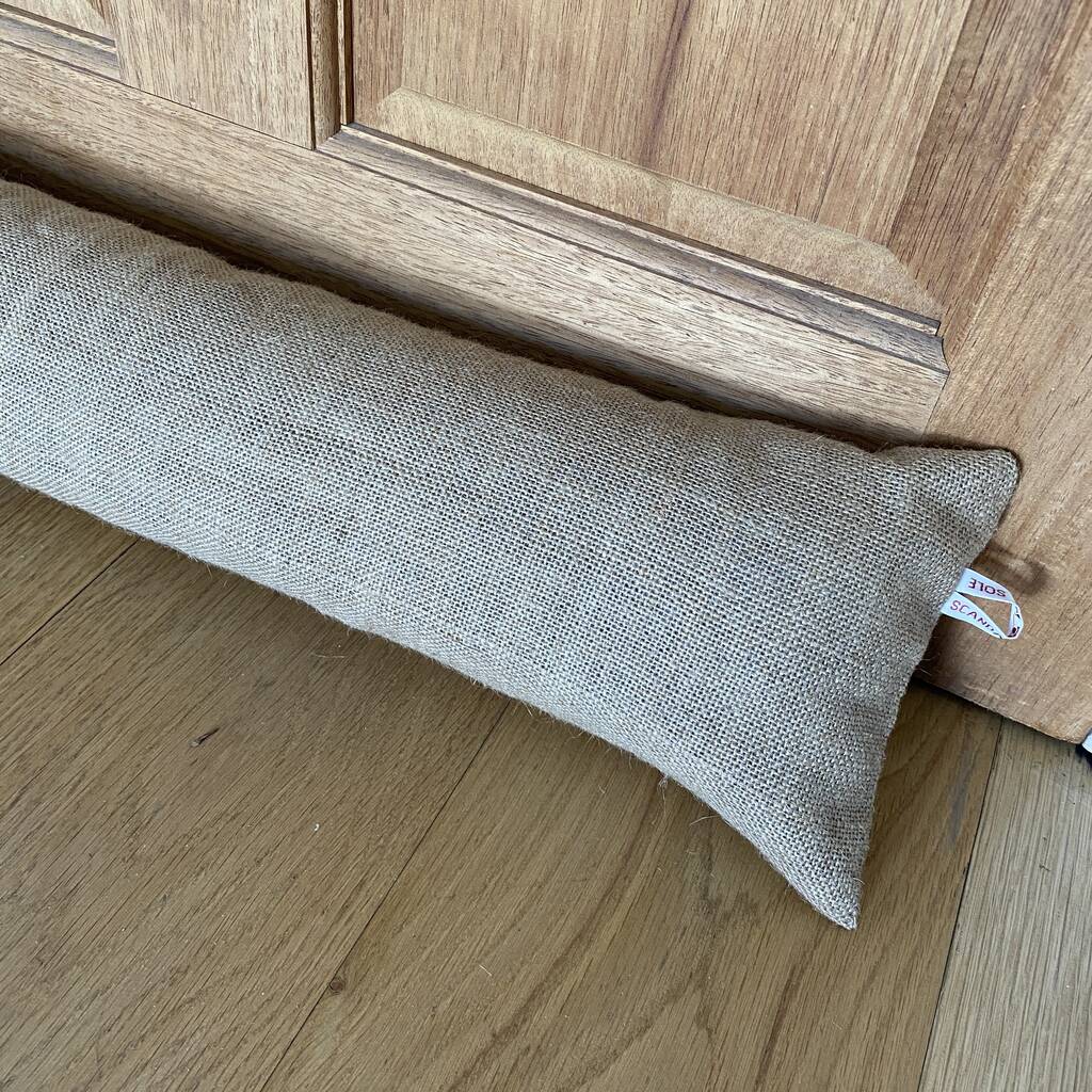 Draught Excluder, Natural Jute Draft Stopper, 1 of 6