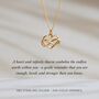 Resilience Necklace, Personalised Strength Gift, thumbnail 3 of 10