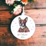 Personalised Boston Terrier Hippie Decoration, thumbnail 2 of 2