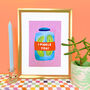 I Pickle You! Personalised Print, thumbnail 2 of 2