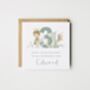 Personalised Grandson 1st Birthday Card Knight And Dragon *Age Options, thumbnail 3 of 5