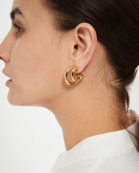 Double Hoop Earrings, 3 of 4