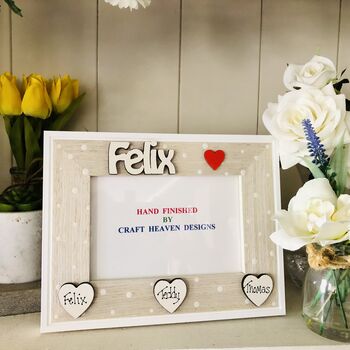 Personalised Name Friend's Photo Frame Birthday Gift, 2 of 5