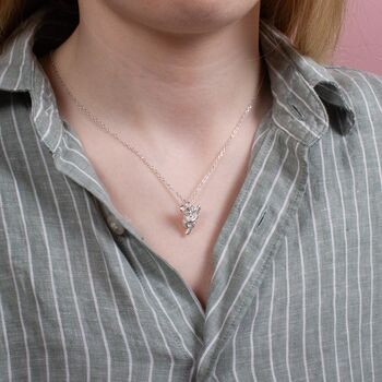 Sterling Silver Koala Necklace With Personalisation, 3 of 11