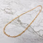 18k Gold Vermeil Plated Double Chain Necklace, thumbnail 4 of 5