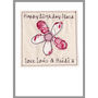 Personalised Flower Birthday Card, thumbnail 7 of 12