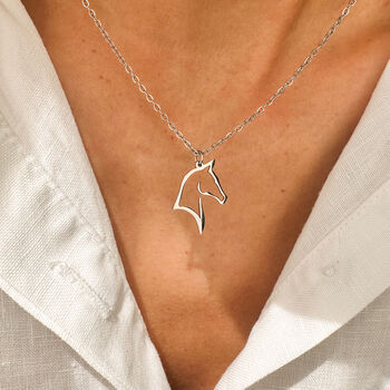 Equestrian Gift, Horse Necklace For A Girl, 7 of 10