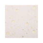 Gold Snowflake Ivory Christmas Paper Napkins Pack Of 20, thumbnail 2 of 4