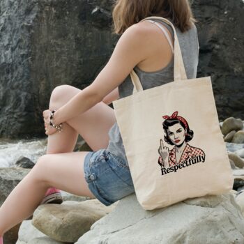 Snarky Swear Tote Bag, 2 of 5