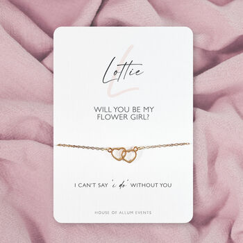 Will You Be My Bridesmaid Personalised Bridal Proposal Bracelet, 5 of 12