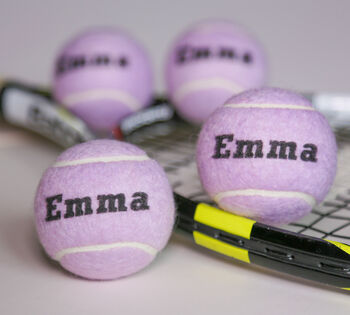 Personalised Sustainable Tennis Balls, 4 of 12