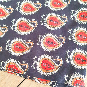 Set Of Two Placemats, Block Printed Handmade In India, 8 of 11