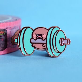 Fitness Potato Enamel Pin | Cute Pin Badges, 2 of 7