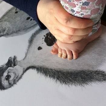 Personalised Baby Duck Footprint Kit, 2 of 5