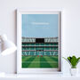 Rugby Stadium Minimalist Art Print Gift Request Any Stadium, thumbnail 1 of 9
