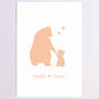 Personalised Bear And Cub Print, thumbnail 6 of 12
