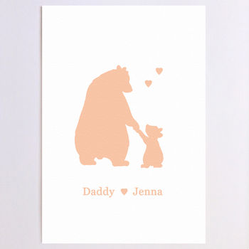 Personalised Bear And Cub Print, 6 of 12