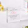 Personalised Wedding Day Bride Plaque Gift Keepsake, thumbnail 3 of 5