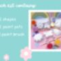 Paint Your Own Nature Shapes Craft Kit Party Bag Fillers, thumbnail 4 of 4