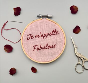 Mini Valentine's Embroidery Kit Set Of Three, 2 of 3