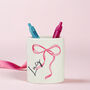 Personalised Bow Make Up Brush Holder, thumbnail 2 of 4