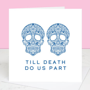 Till Death Do Us Part Wedding Card, 3 of 3